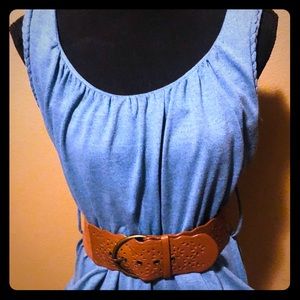 BCX size medium blue mini dress